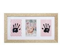 Cadre Mural pour Photo et Empreintes Bébé - Cadeau de Naissance - Atmosphera
