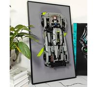 Cadre Mural pour Technic 42156 9X8 24H Le Mans Hybrid Hypercar sans Voiture | 75x45 cm, Alu+Acrylique, Cadre Support Compatible Avec Lego 42156, Tableau Mural Avec Finition Miroir, Décoration Et Cadeau