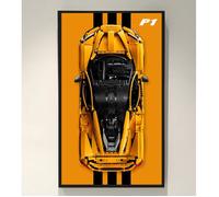 Cadre Mural WETCEAOM pour Lego Technic McLaren P1 42172 - Panneau de Montage 75x45 cm