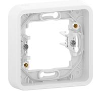 Schneider Electric Cadre 1 poste à griffes Mureva Styl MUR39108 - encastré IP55 IK08 blanc