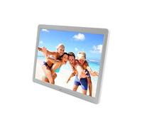 Cadre Numérique 1280X800 Lecteur Musique Vidéos Films Port USB Mmc Réveil Blanc + SD 32Go YONIS