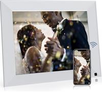 Cadre numérique BSIMB WiFi 9 pouces, avec écran tactile IPS, 32 Go, blanc