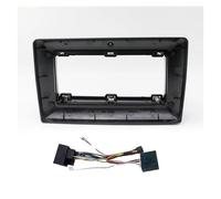 Cadre Panneau Cadre Fascia Radio 9 Pouces pour Mondeo C Max S for Focus II pour Fusion Adaptateur Tableau Bord L’unité Head Unit(Câble de Cadre Canbus)