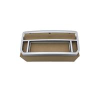 Cadre Panneau Commande Climatiseur 9688464977 Cadres CD Pour Citroën C5 Tableau bord automobile(ARGENTÉ)