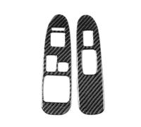 Cadre panneau commande vitre Autocollants D'intérieur Voiture En Fiber Carbone Couverture Panneau Bouton Levage Fenêtre Porte Pour Toyota Pour MR2 Pour Turbo Pour GTI 1991 - 1995(Left Hand Drive)