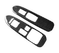 Cadre panneau commande vitre Garniture De Couverture Cadre Bouton Commutation Panneau Lève-vitre Porte En Fiber Carbone Souple Voiture Pour Toyota Pour MR2 Pour SW20/21 1991-1995(LHD)