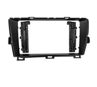 Cadre Panneau D'autoradio 9 Pouces Unité Principale D'autoradio Stéréo MP5 Lecteur GPS 2 Din Cadre Boîtier Panneau Fascia Kit D’Outils Habillage pour Toyota pour Prius 2009+(RHD,Le Noir)