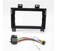 Cadre Panneau D'autoradio Cadre D'autoradio 9 Pouces, Panneau Tableau Bord Stéréo Android, Kit D'installation 2 Din, Revêtement D'habillage pour Maxus V80 2018