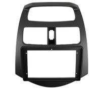 Cadre Panneau D'autoradio Écran Navigation Android 9 Pouces, Kit Tableau Bord Voiture 2 Din, Cadre Panneau Facial Stéréo pour Daewoo Matiz Creative (M300) 2009-2011(Only Frame Black)