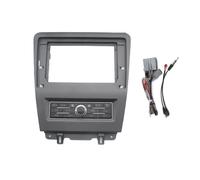 Cadre Panneau D'autoradio Façade D'autoradio 10 Pouces 2Din Cadre DVD Android avec Faisceau De Câbles Canbus pour Ford pour Mustang 2008-2013(Frame with canbus Cable)