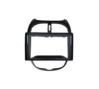 Cadre Panneau D'autoradio Kit Cadre D'autoradio 9 Pouces 2 Din pour Peugeot 206 1999 2000 2001 2002 2003 2004 2005 2006 2007 2008 2009(Fascia)