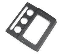 Cadre Panneau D'autoradio Kit De Cadre D'autoradio pour VW pour Touran 2004-2008, Installation Stéréo, Montage sur Tableau De Bord, Garniture De Tableau De Bord FHCBUTAE(9 inch)