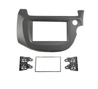 Cadre Panneau D'autoradio Kit De Façade D'autoradio Double DIN Montage sur Tableau De Bord DVD Stéréo CD pour Jazz pour FIT 2008-2013(RHD-Gray)