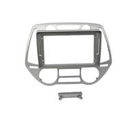 Cadre Panneau D'autoradio Kit Panneau D'installation Tableau Bord Stéréo Grand Écran Android, Câble Cadre D'autoradio Fascia 9 Pouces pour Hyundai pour I20 2008 - 2011(AT Frame)