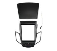 Cadre Panneau D'autoradio Kit Panneau Montage Tableau Bord Audio Radio Android, Boîte 2 Din, Cadre Voiture Fascia Style 9.7 Pouces pour Ford pour Fiesta 2009-2014