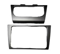 Cadre Panneau D'autoradio Panneau Climatisation Central Noir pour VW pour Golf MK6 2009-2014 5K0 858 061E 5KD 069 5KD858069 Cadre Tableau Bord Radio(1 Set)