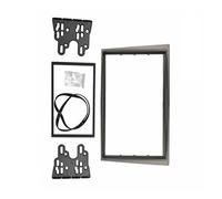 Cadre Panneau D'autoradio Panneau D'installation pour Autoradio Stéréo 2 DIN pour GMC pour Terrain 2008-2010 FHCBUTAE