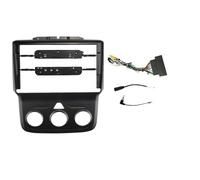 Cadre Panneau D'autoradio pour Dodge pour Ram 1500 5500 2012-2019 Cadre De Tableau De Bord D'autoradio 2DIN 9 Pouces(Frame canbus-MT)
