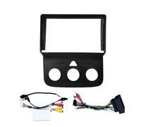 Cadre Panneau D'autoradio pour Dodge pour Ram 2013 2014 2015 2016 2017 2018 2019 Kit De Cadre De Façade D'autoradio(Fascia Cable canbus)