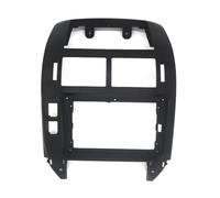 Cadre Panneau D'autoradio pour VW pour Polo 2004-2011 Kit Montage pour Autoradio Cadre Montage Plaque Frontale Intérieur Tableau Bord Central(Black)