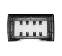 Cadre Panneau D'autoradio Universel 7 À 9 Pouces Deux 2 Double Din Autoradio Fascia Stéréo Headunit Panneau Tableau Bord Cadre Montage Kit D’Outils Habillage Plaque Frontale(10.1 inch)