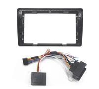 Cadre Panneau Kit Montage Autoradio 2 DIN 9" avec Panneau Vidéo Façade pour Volvo S40 1995-2004(Câble de façade canbus)