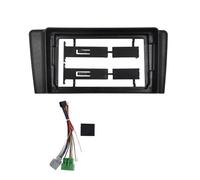 Cadre Panneau Kit Montage Panneau Tableau Bord avec Adaptateur Canbus Autoradio 9 Pouces pour Volvo XC70 V70 S60 2000-2004(Câble de Cadre Canbus)