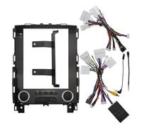 Cadre Panneau Kit Montage Tableau Bord pour L’Adaptateur Fascia Cadre pour Renault pour Koleos pour Megane 4 pour Talisman pour Samsung SM6(Câble de Cadre Canbus)