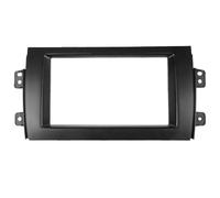 Cadre Panneau Lecteur DVD Voiture 2Din Garniture Stéréo Façades Audio Radio pour Suzuki SX4 2006 2007 2008 2009 2010 2011 2012 2013 POMPOMPUR