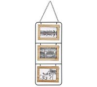 Cadre Pêle-mêle Multivues Recto/Verso 6 Photos avec chaîne 22 x 51.5 cm - Atmosphera