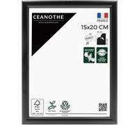 Cadre Photo Noir 15x20 cm et 20x15 cm pour exposition - Convient au A5, A6 et Carte Postale - Cadre pour Photo 15x20 cm, Affiche ou Poster à exposer