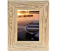 Cadre photo 20x30 cm bois clair recyclé – style rustique et vintage