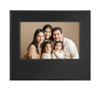Cadre photo 30S enregistrable vocale 15,2 x 10,2 cm et support mural noir cadre photo cadeau pour lui, elle, maman, fête des mères, mariage, remise de diplôme, Noël, Saint-Valentin, grands-parents
