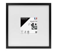 Ceanothe Cadre Photo Noir 30x30 cm- Convient au A4 - Baguette Fine et Raffiné - Cadre Photo Wild en Résine recyclée Compatible 30x30 cm - Verre acrylique Incassable Recyclé Fabriqué en France