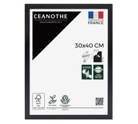 Cadre photo Precious carbone 30x40 cm CEANOTHE en résine recyclée Verre acrylique Incassable - Fabriqué en France Gris