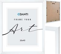 Cadre Photo 30X40 Cm Posters Diplômes Cadre Suspendu Décoration Blanc