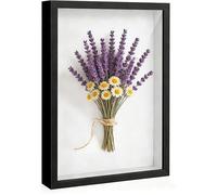 Cadre Photo 3D 40 x 50 cm 3D Cadre Photo Rectangulaire avec Plaque Acrylique Trparente Cadres Objet Profond 3cm 40x50cm-Schw CADRES