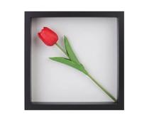 Cadre photo 3D à remplir, cadre photo 3D profond à remplir, cadre d'objets de 3 cm de profondeur avec plaque acrylique transparente pour photos, médailles, cadeaux, fleurs séchées, vitrine, 20 x 20 cm