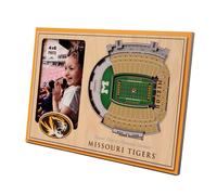 Cadre photo 3D StadiumView des Missouri Tigers de la NCAA YouTheFan - Faurot Field au Memorial Stadium