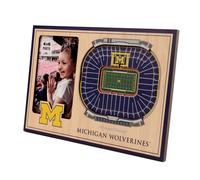 Cadre photo 3D StadiumView NCAA Michigan Wolverines YouTheFan - Michigan Stadium 30,5 x 20,3 cm