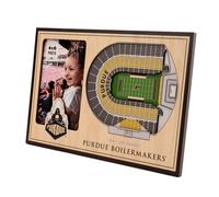 Cadre photo 3D StadiumView NCAA Purdue Boilermakers FB YouTheFan - Stade Ross-Ade 30,5 x 20,3 cm