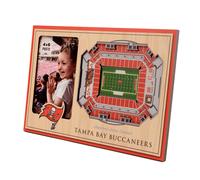 Cadre photo 3D StadiumViews des Buccaneers de Tampa Bay de la NFL YouTheFan