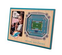 Cadre photo 3D StadiumViews des Dolphins de Miami de la NFL YouTheFan