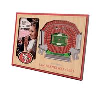 Cadre photo 3D StadiumViews des San Francisco 49ers de la NFL YouTheFan