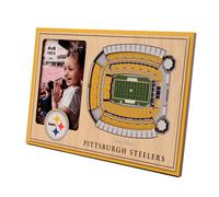 Cadre photo 3D StadiumViews des Steelers de Pittsburgh de la NFL YouTheFan
