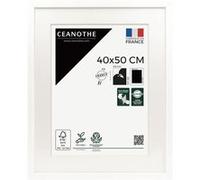 Cadre Photo Brio Milan (résine) 40x50 (passepartout Fenêtre 30x40) Blanc