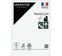 Cadre Photo 70x100 cm Blanc pour exposition - Convient au A1 et Affiche Poster Cinema - Verre acrylique Incassable Collection Essentiel - Fabriqué en France Blanc G