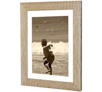 Cadre photo à accrocher - En MDF - 70 x 90 cm - Sonoma - 40 tailles différentes - Sélectionnables - Sans passe-partout - Ayleen