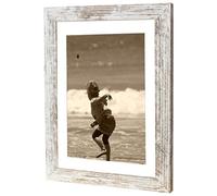 Cadre photo à accrocher - En MDF - 70 x 90 cm - Vintage - 40 tailles différentes - Sélectionnables - Sans passe-partout - Ayleen