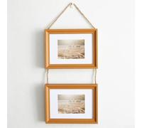 Cadre photo à suspendre de 15,2 cm, double cadre photo créatif pour enfants, cadre photo pour décoration murale (E)